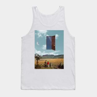 Into The Night - Surreal/Collage Art Tank Top